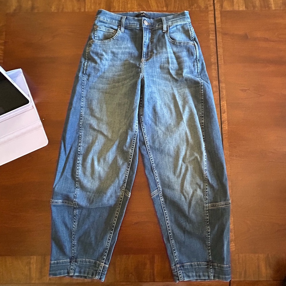 Ruti Blue Barrel Jeans